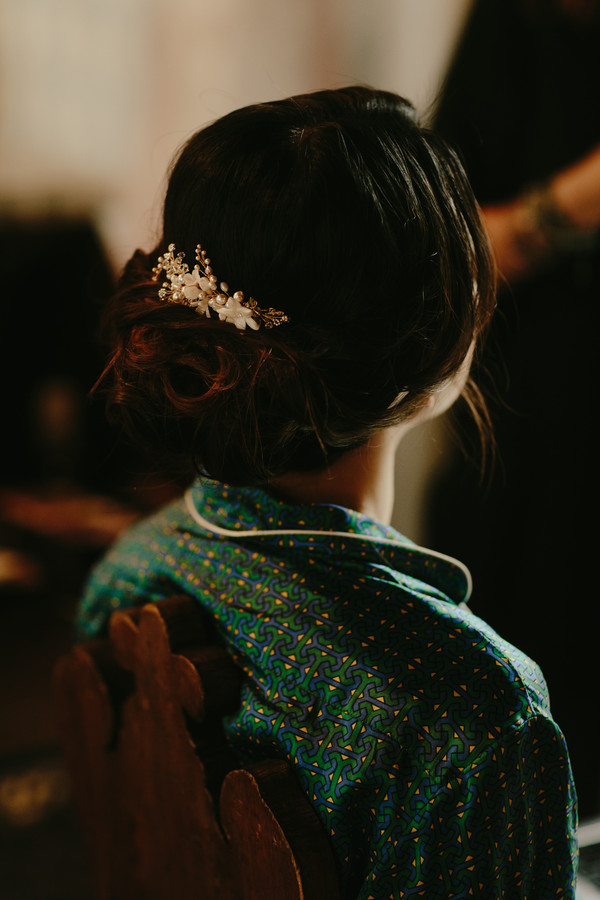 Bridal Hair | Autumn Castle Wedding