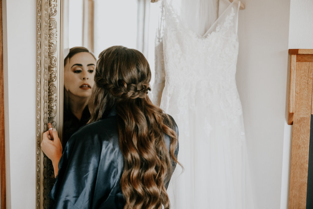 Bridal Hair | Intimate Rustic Forest Wedding