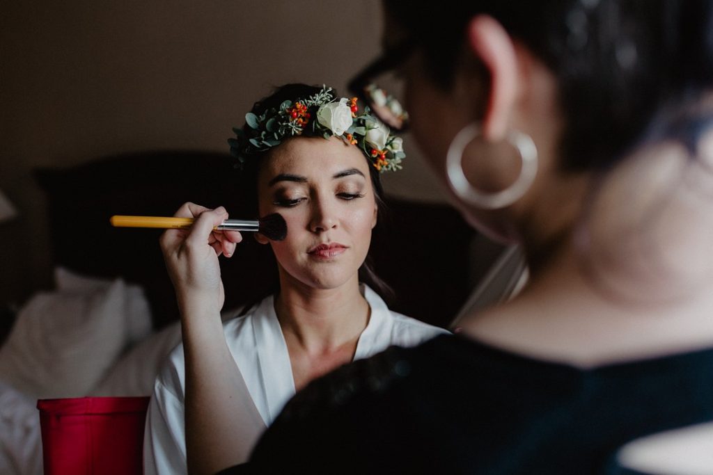 Bridal Makeup | Romantic Barn Wedding