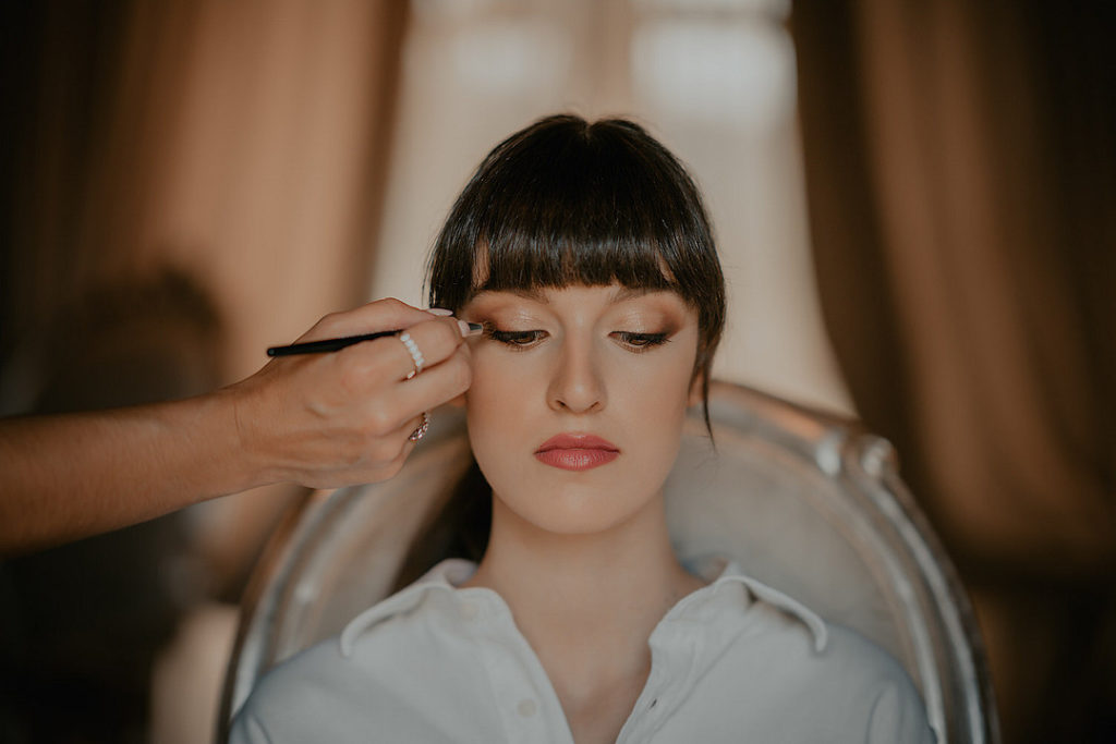 Bridal Makeup | Vintage Wedding in Tuscany