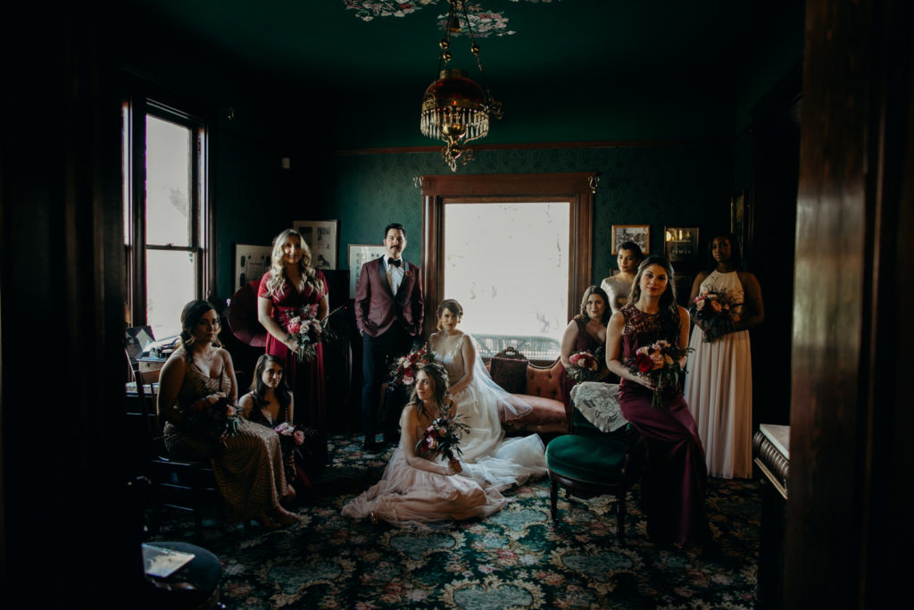 Bridal Party | Vintage California Winter Wedding