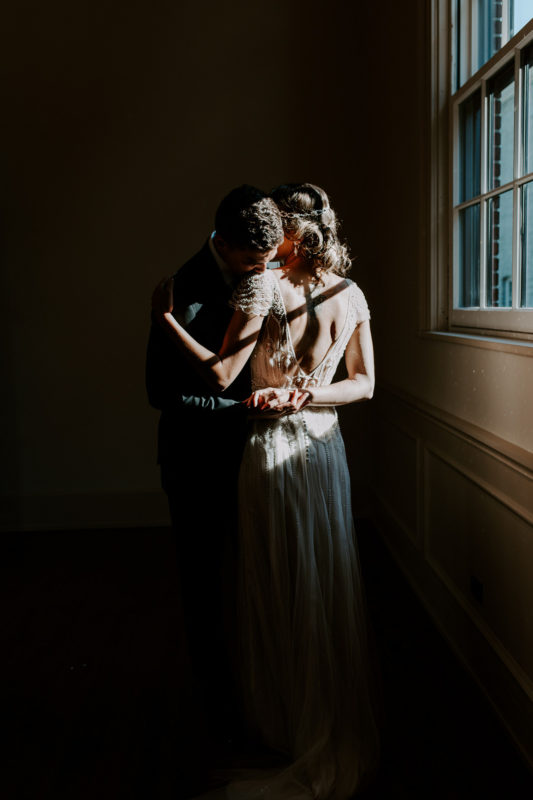 Bride + Groom 1920s Wedding