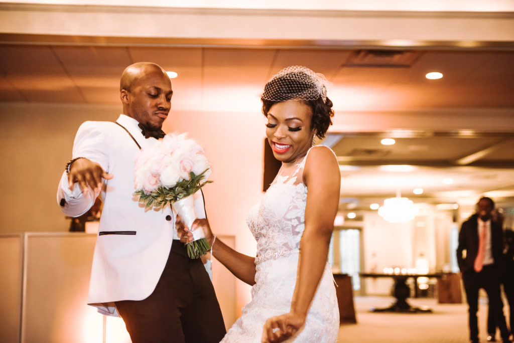 Bride + Groom Dancing