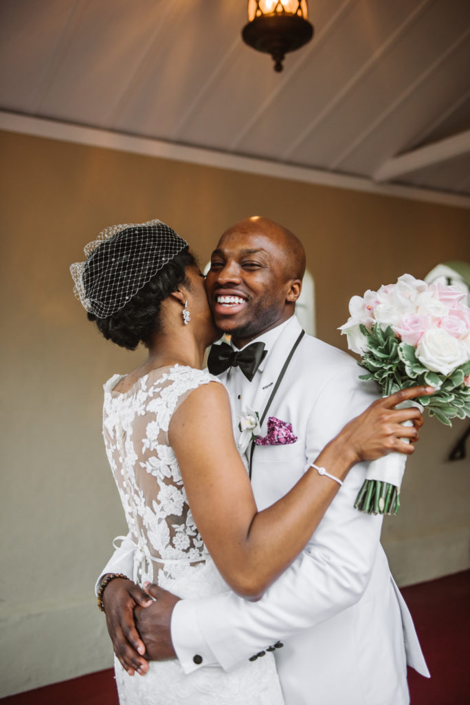 Bride + Groom } Modern Black Tie Wedding