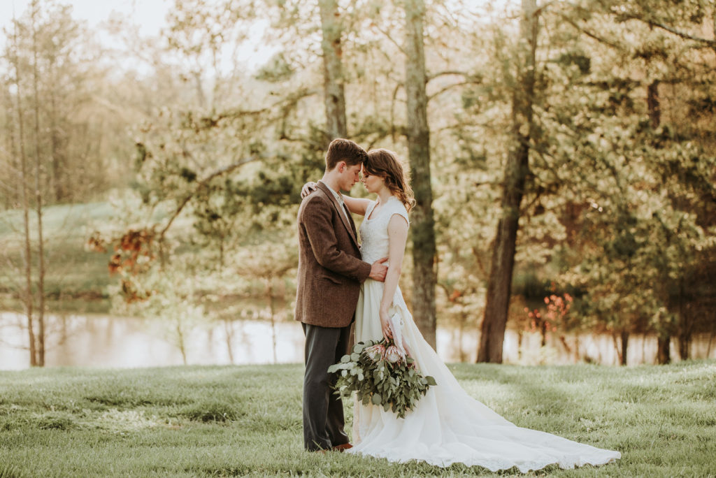 Bride + Groom | Rustic Vintage Wedding Inspiration