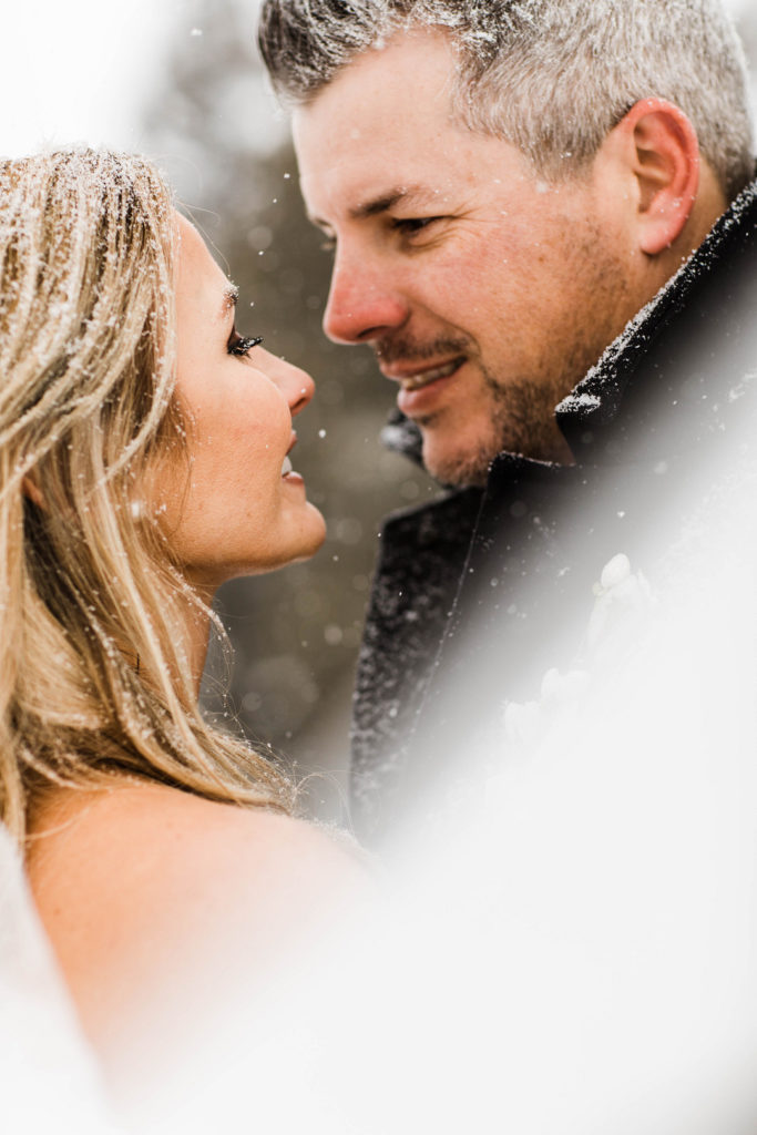 Bride + Groom | Winter Wonderland Elopement