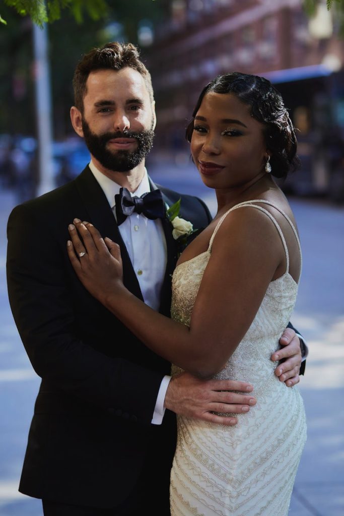 Bride + Groom 1920s Style Brooklyn Wedding