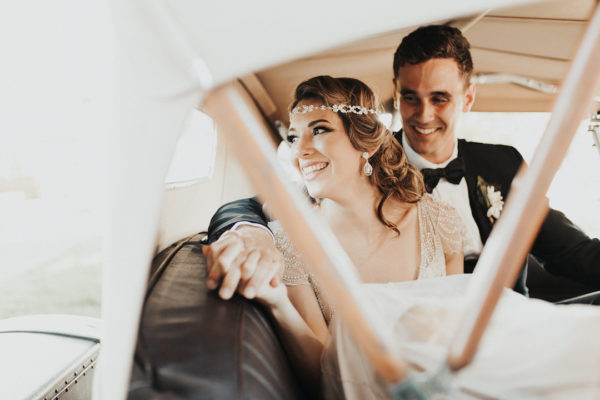 Bride + Groom 1920s Wedding