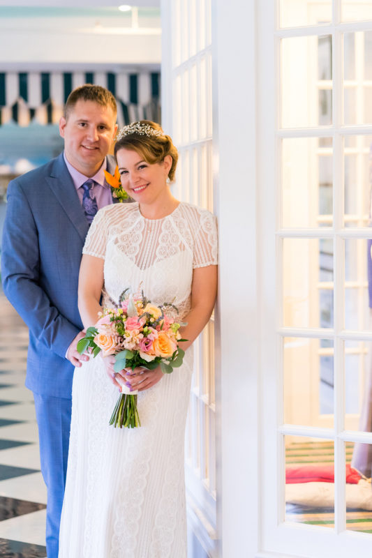 Bride + Groom Portraits | Vintage Wedding