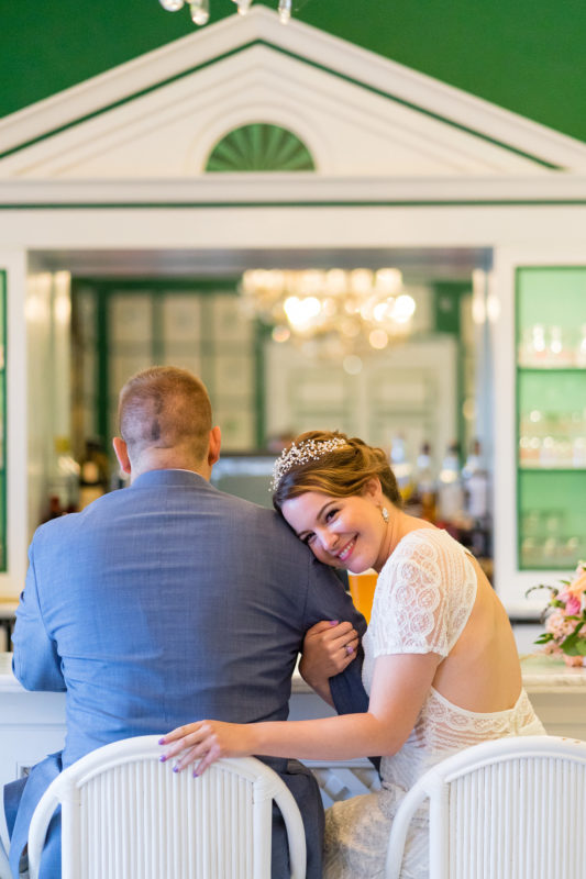 Bride + Groom Vintage Mackinac Island Wedding