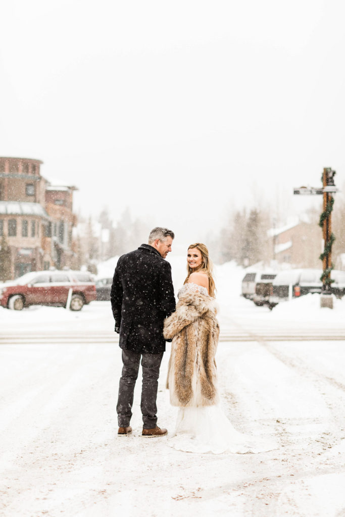 Bride + Groom | Winter Wonderland Elopement