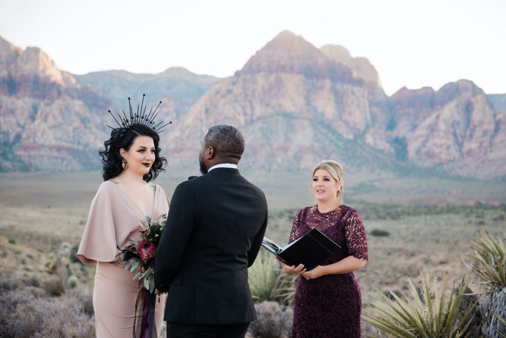 Bride Vows | Red Rock Canyon Elopement