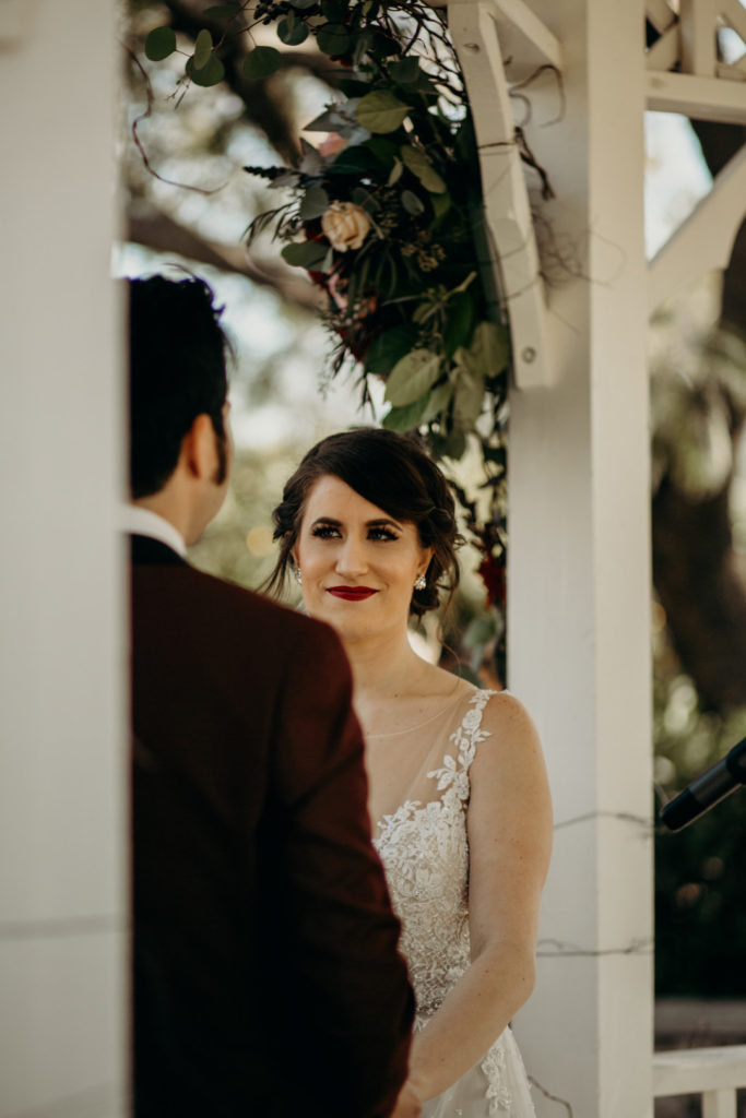 Bride Vows | Vintage California Winter Wedding