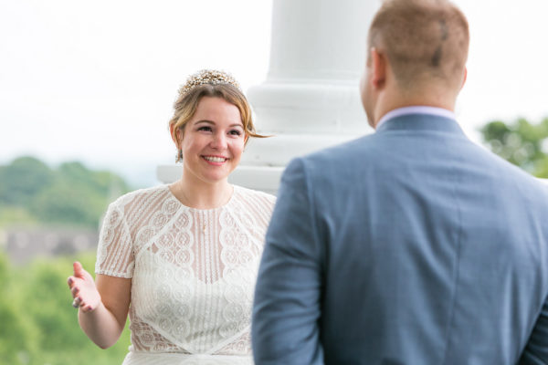 Bride Vows | Vintage Mackinac Island Wedding