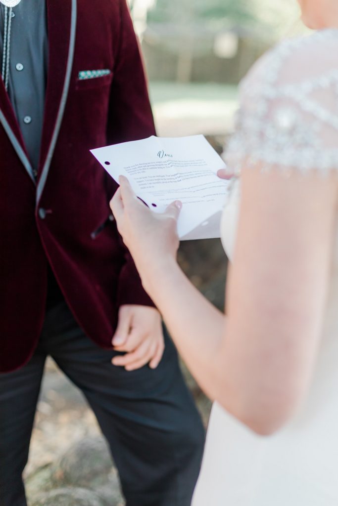 Bride Vows | Vintage New Orleans Elopement