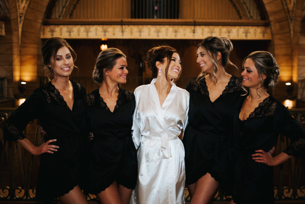 Bridesmaids | Elegant Vintage Country Club Wedding