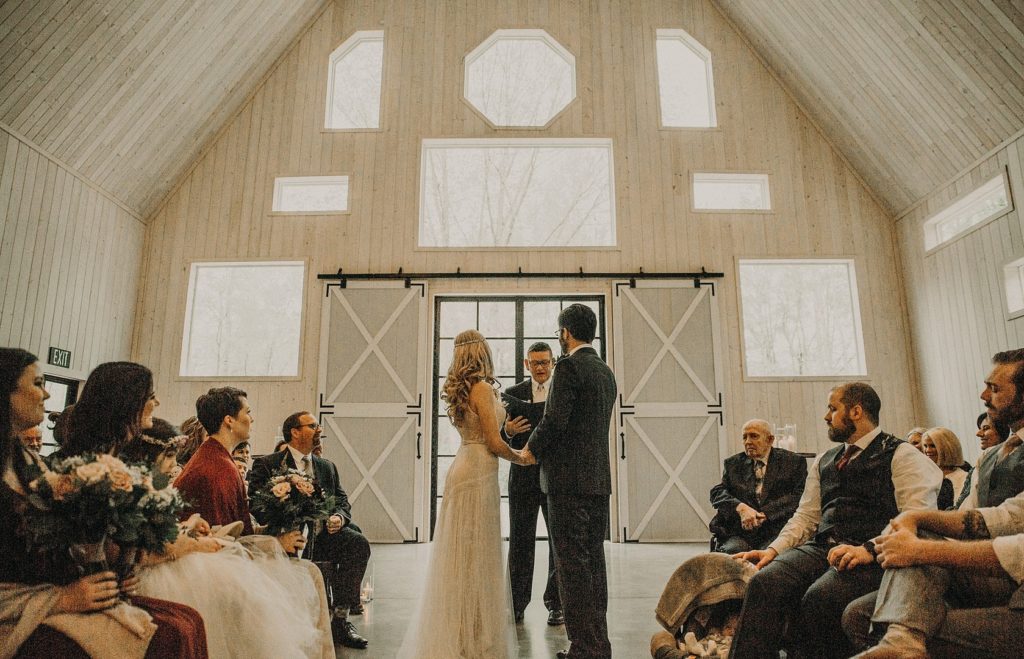 Bright Elegant Vintage Barn Wedding