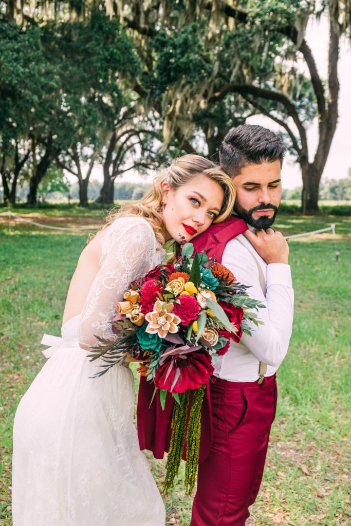 Bright Rustic Outdoor Wedding