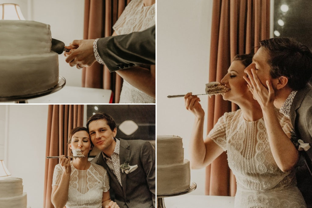 Cake Cutting | Small Wedding | Austin TX