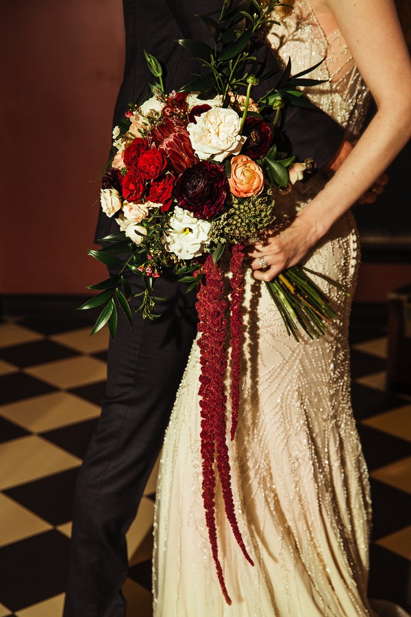 Cascading Bouquet | Vintage 1920s Wedding Inspiration
