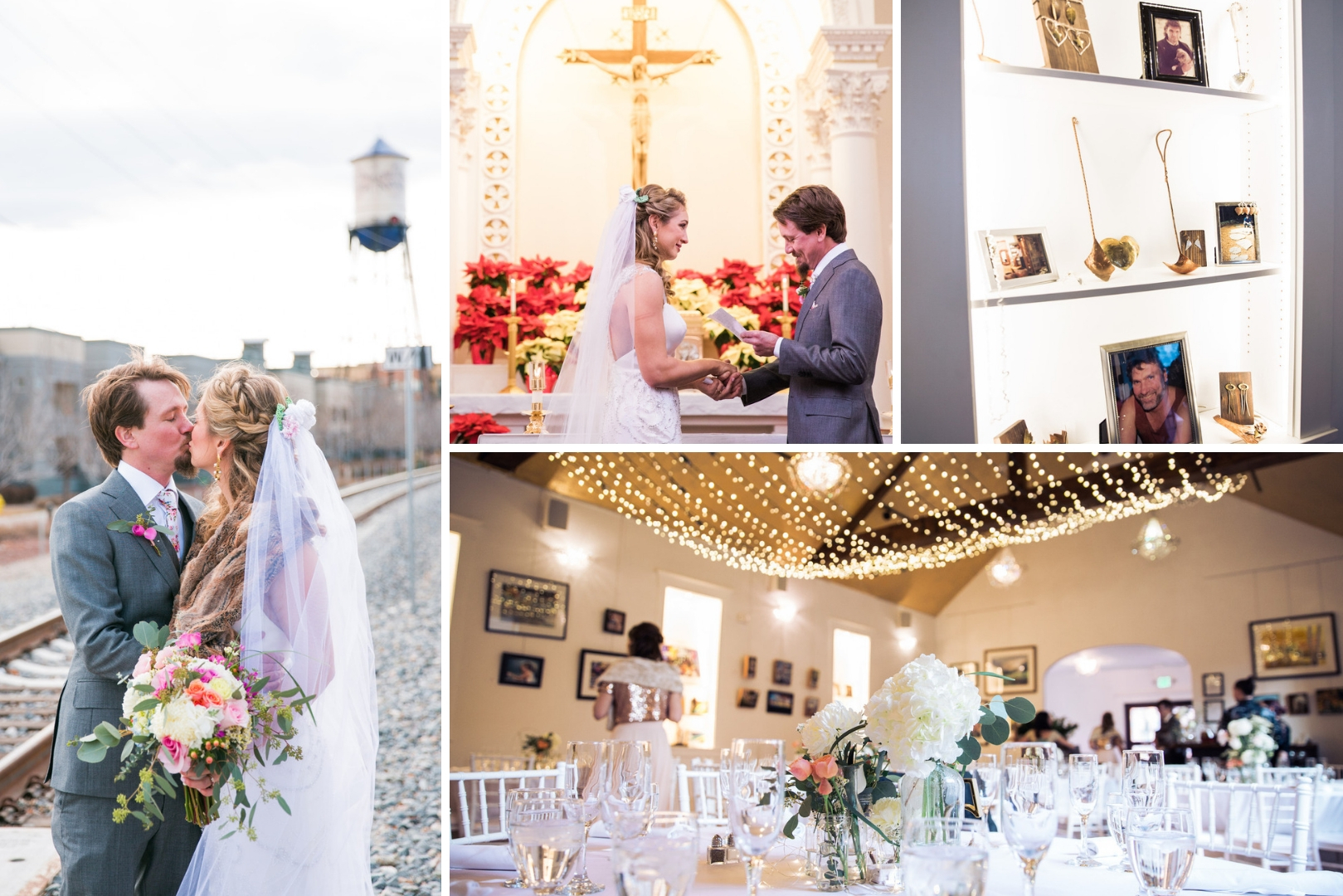 Catholic DIY Vintage Inspired Denver Wedding