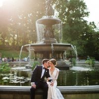 Central Park Bride and Groom