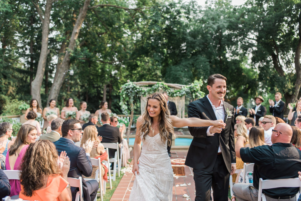 Ceremony Vintage Boho Summer Wedding