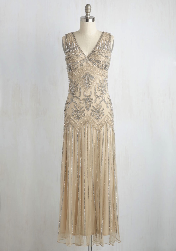 1920s style wedding dress