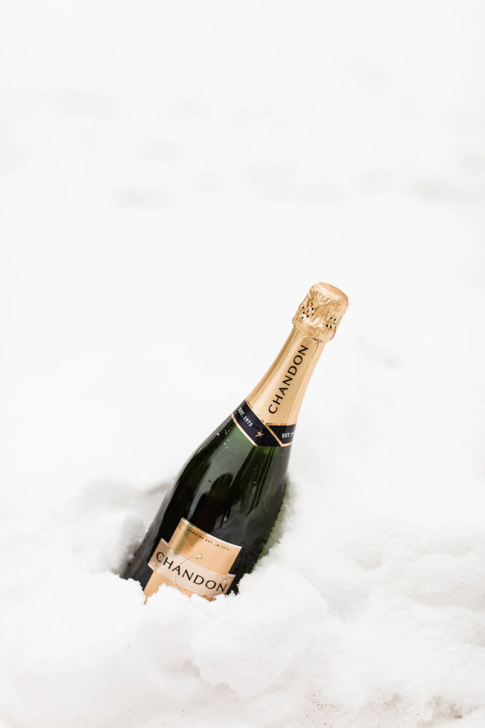 Champagne | Winter Wonderland Elopement