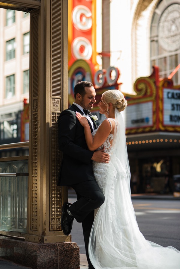 Chicago Wedding Bride + Groom