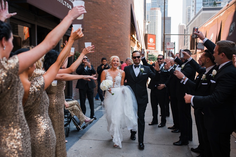 Chicago Wedding Bride, Groom + Bridal Party