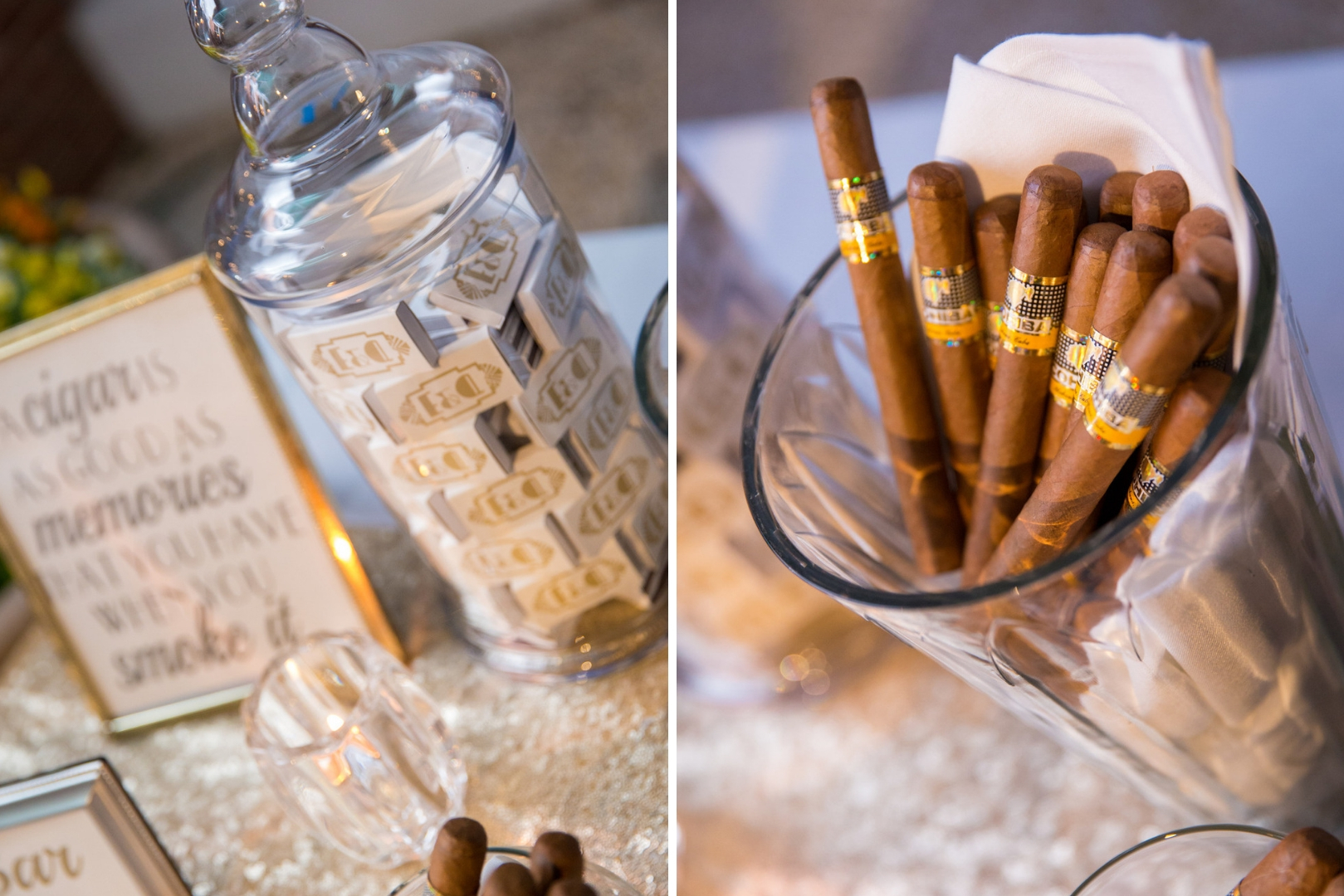 Cigar Bar | Gatsby Wedding