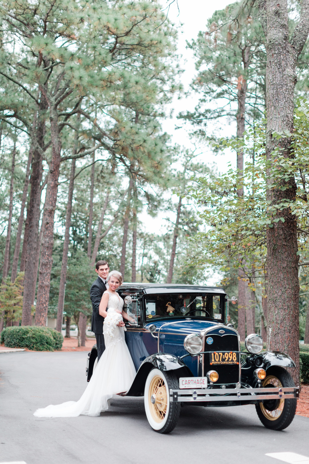 Classic Vintage Inspired Wedding Car