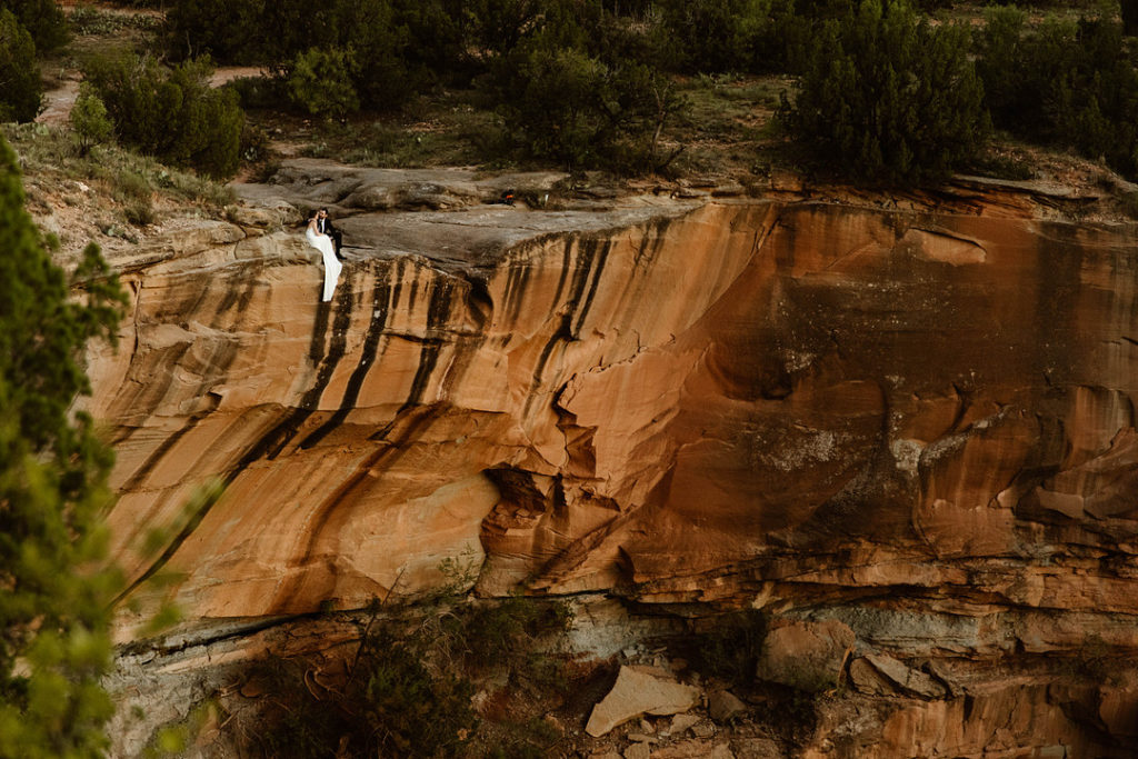 Cliff's Edge Elopement