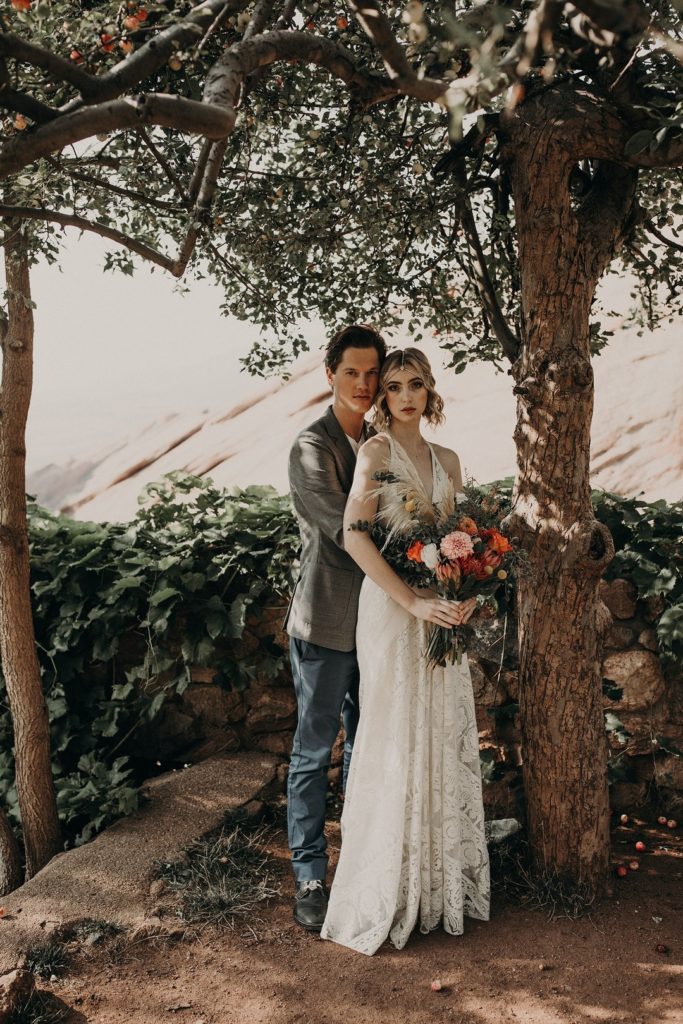 Colorado Elopement | Red Rocks Boho Wedding