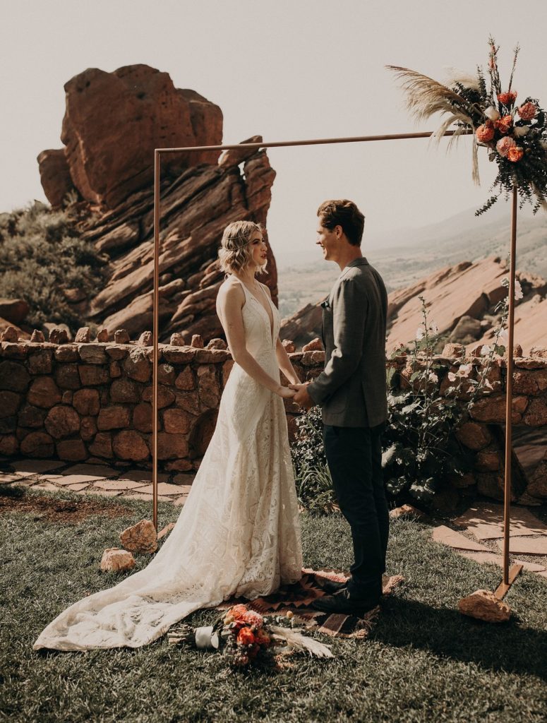 Colorado Red rocks Wedding Inspiration