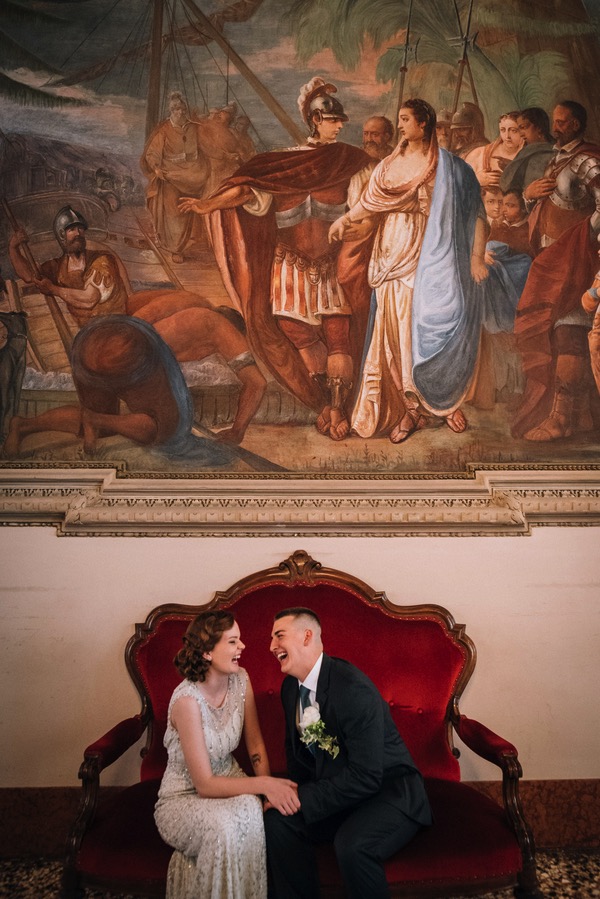 Courthouse Wedding in Vicenza Italy
