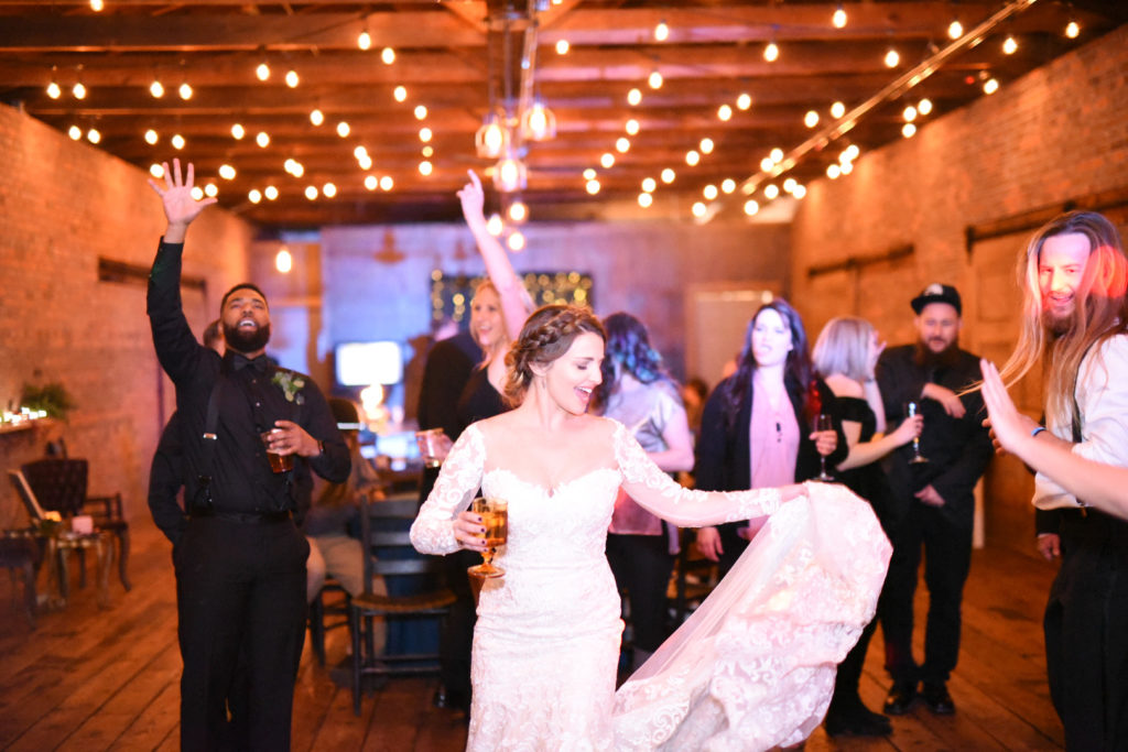 Dancing Vintage Winter Wedding