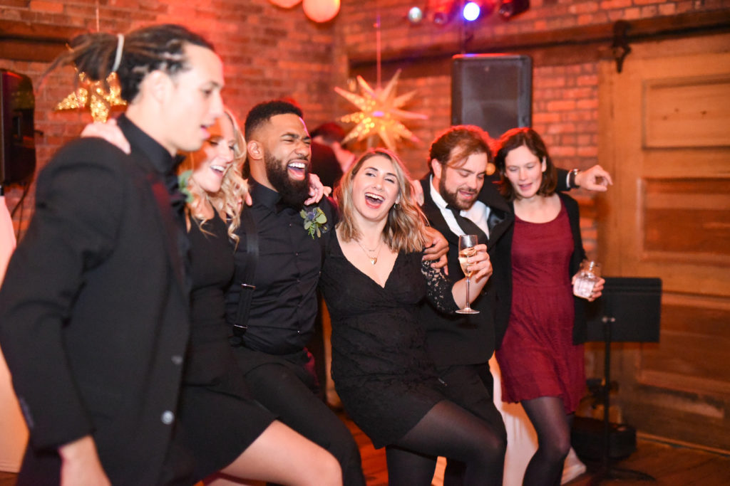 Dancing Vintage Winter Wedding North Carolina