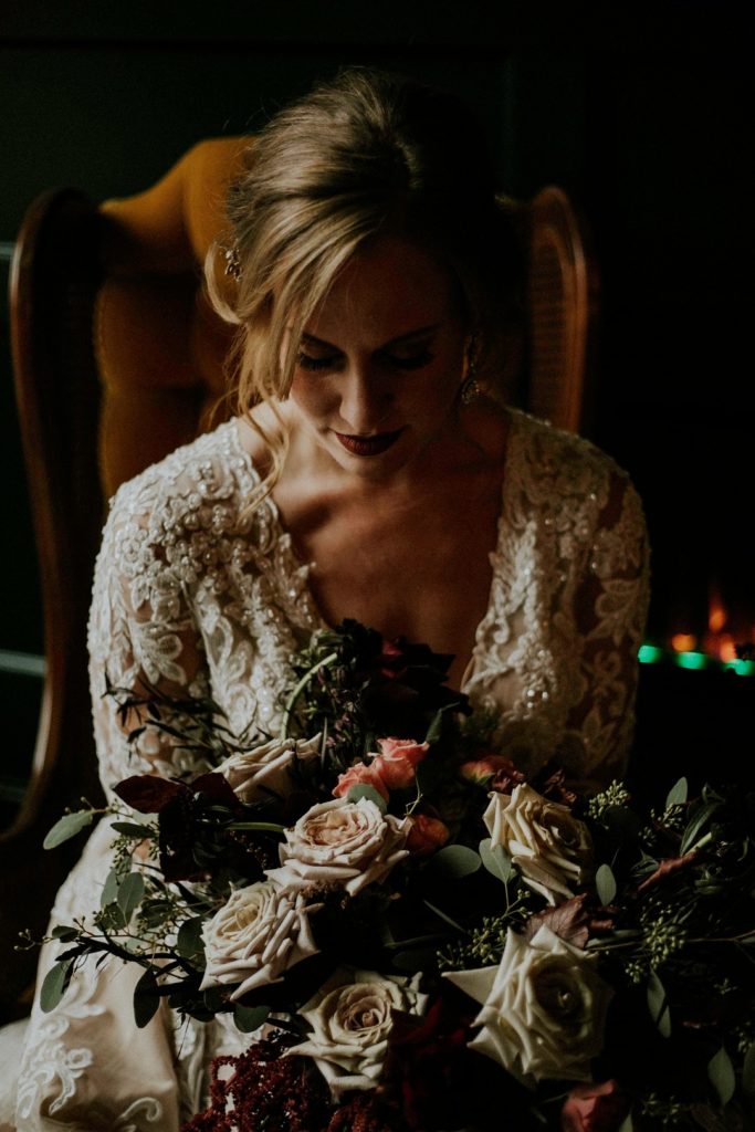 Dark Winter Florals | Moody Bridal Bouquet