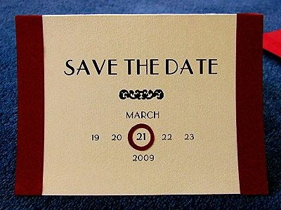 Deco Calendar Save The Date