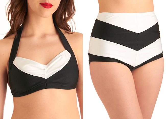 Deco Chevron Bathing Suit