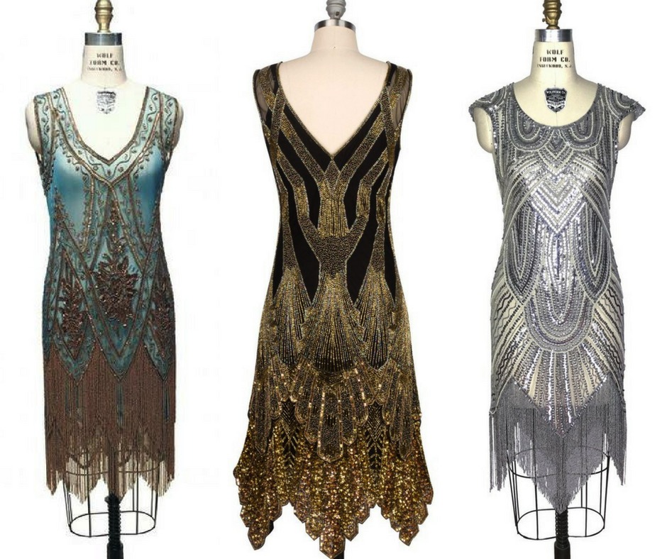 Deco Haus Fringed 1920s Dresses