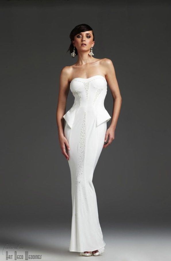 Art Deco Wedding Dresses BHLDN Deco Weddings