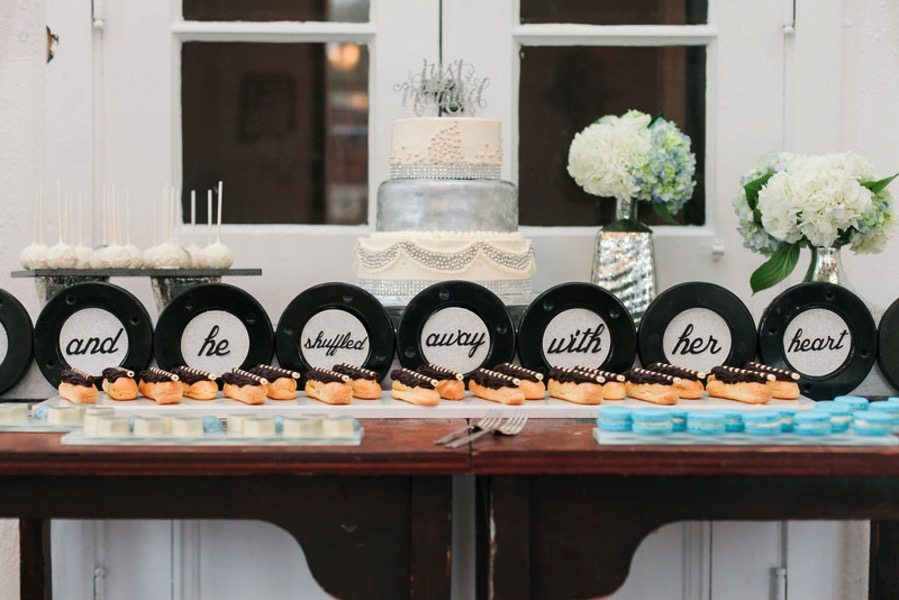 DIY Vintage Wedding Dessert Table