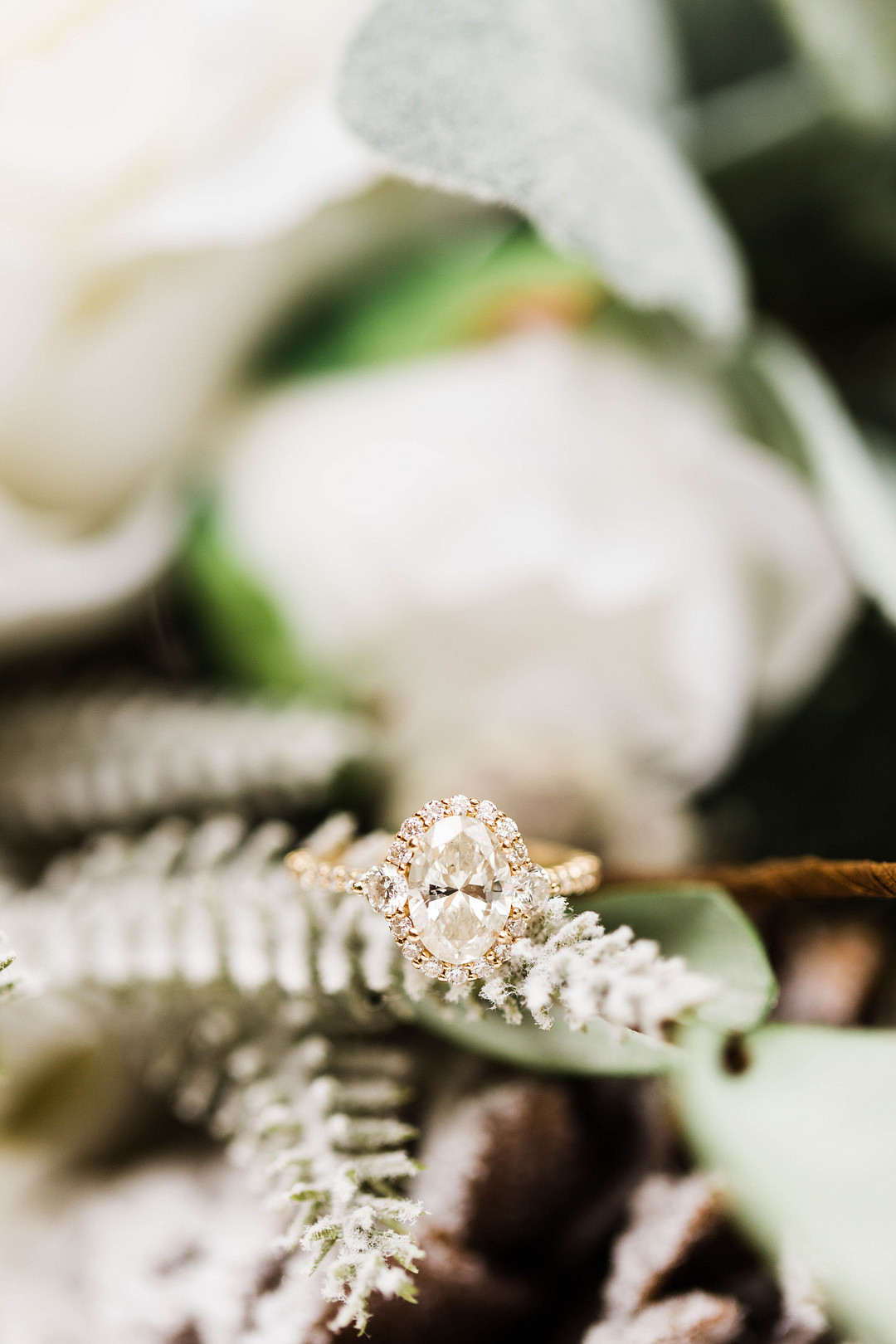 Engagement Ring | Winter Wonderland Elopement
