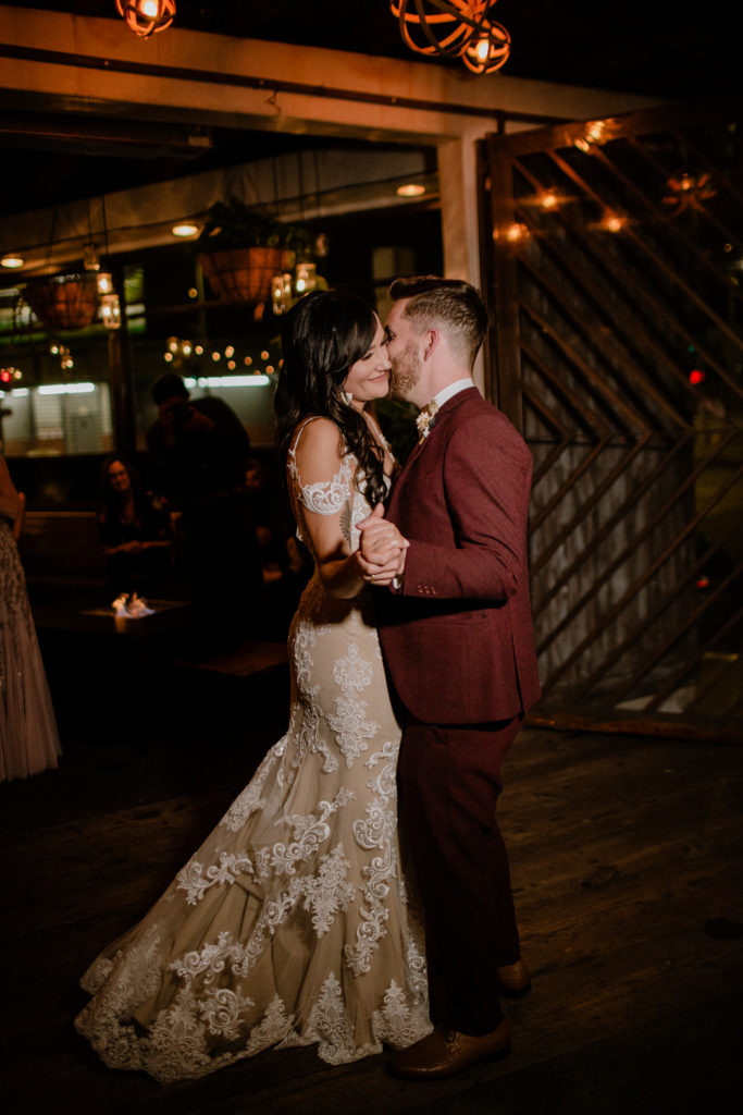 First Dance Vintage Boho Wedding LA