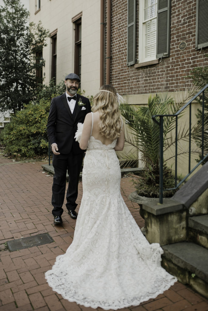 First Look | 1920s New Years Eve Wedding