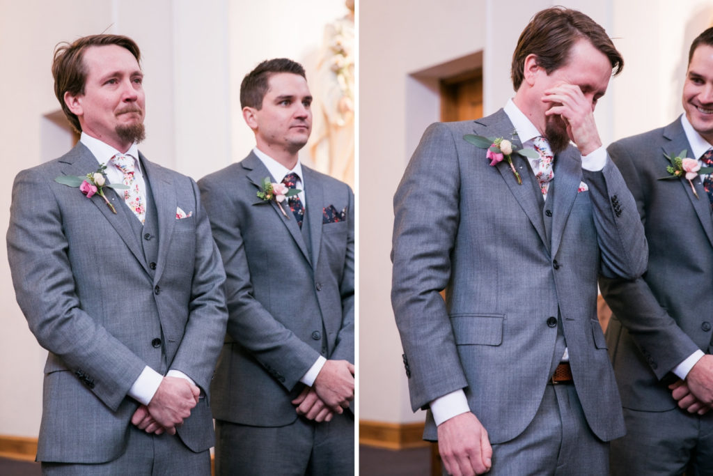 First Look | Crying Groom