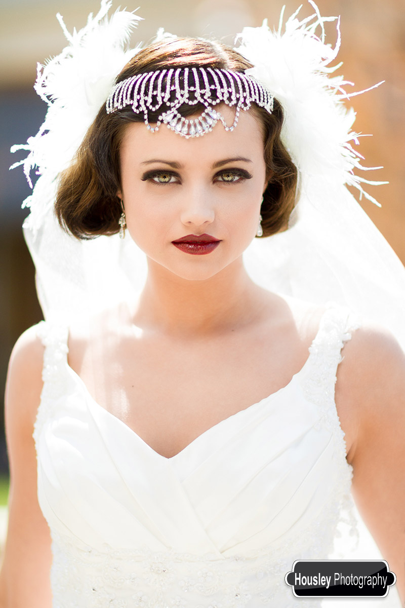Flapper Bride Feathers